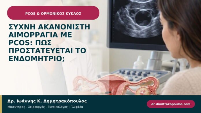 Συχνή ακανόνιστη αιμορραγία με PCOS: πώς προστατεύεται το ενδομήτριο;