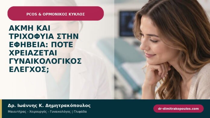 Ακμή και τριχοφυΐα στην εφηβεία: πότε χρειάζεται γυναικολογικός έλεγχος;