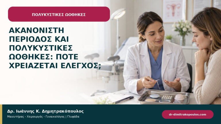 Ακανόνιστη περίοδος και πολυκυστικές ωοθήκες: πότε χρειάζεται έλεγχος;