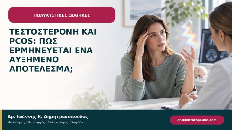 Τεστοστερόνη και PCOS: πώς ερμηνεύεται ένα αυξημένο αποτέλεσμα;