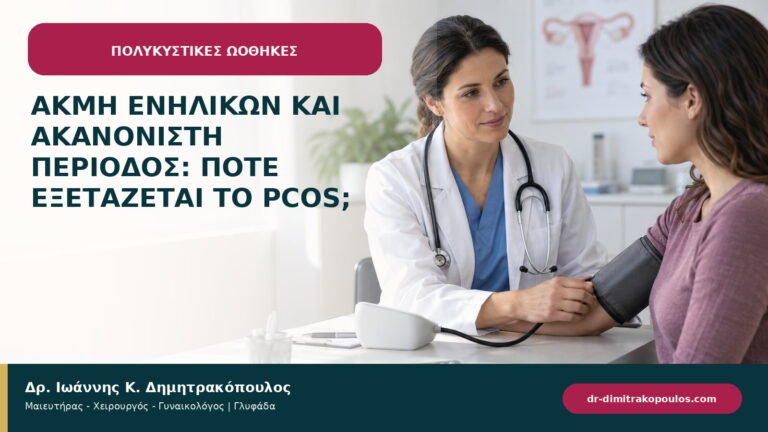 Ακμή ενηλίκων και ακανόνιστη περίοδος: πότε εξετάζεται το PCOS;