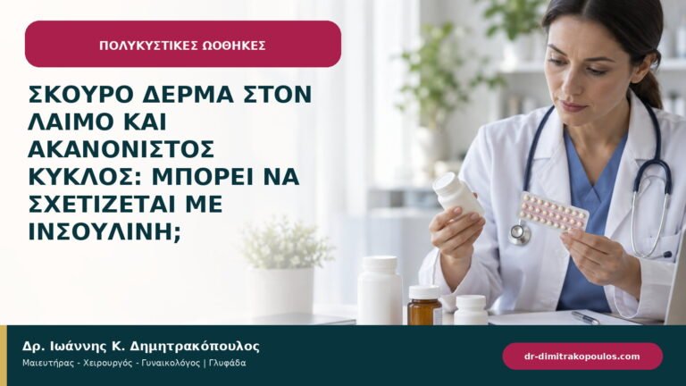 Σκούρο δέρμα στον λαιμό και ακανόνιστος κύκλος: μπορεί να σχετίζεται με ινσουλίνη;