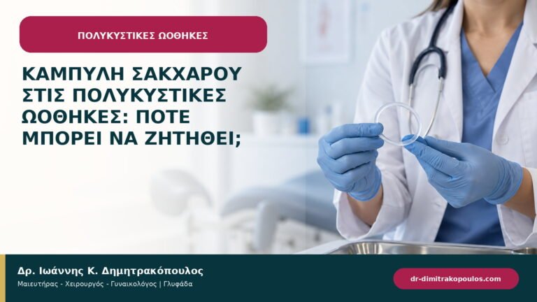 Καμπύλη σακχάρου στις πολυκυστικές ωοθήκες: πότε μπορεί να ζητηθεί;