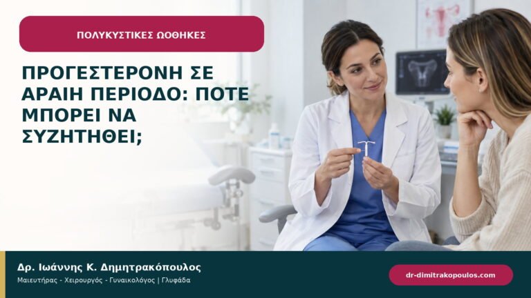 Προγεστερόνη σε αραιή περίοδο: πότε μπορεί να συζητηθεί;