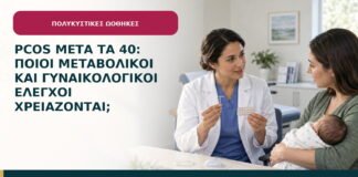PCOS μετά τα 40: ποιοι μεταβολικοί και γυναικολογικοί έλεγχοι χρειάζονται;