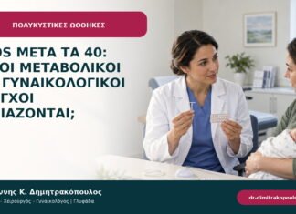 PCOS μετά τα 40: ποιοι μεταβολικοί και γυναικολογικοί έλεγχοι χρειάζονται; PCOS μετά τα 40: ποιοι μεταβολικοί και γυναικολογικοί έλεγχοι χρειάζονται;
