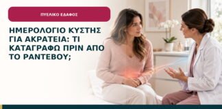 Ημερολόγιο κύστης για ακράτεια: τι καταγράφω πριν από το ραντεβού;