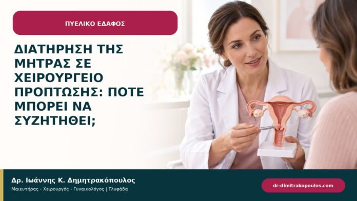 Διατήρηση της μήτρας σε χειρουργείο πρόπτωσης: πότε μπορεί να συζητηθεί;