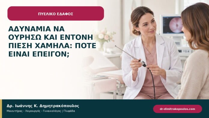 Αδυναμία να ουρήσω και έντονη πίεση χαμηλά: πότε είναι επείγον; Αδυναμία να ουρήσω και έντονη πίεση χαμηλά: πότε είναι επείγον;
