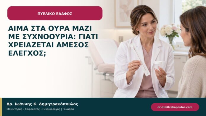 Αίμα στα ούρα μαζί με συχνοουρία: γιατί χρειάζεται άμεσος έλεγχος;