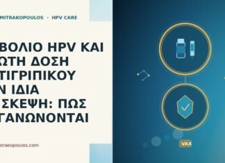 ΕΜΒΟΛΙΟ HPV ΚΑΙ ΠΡΩΤΗ ΔΟΣΗ ΑΝΤΙΓΡΙΠΙΚΟΥ ΤΗΝ ΙΔΙΑ ΕΠΙΣΚΕΨΗ: ΠΩΣ ΟΡΓΑΝΩΝΟΝΤΑΙ ΕΜΒΟΛΙΟ HPV ΚΑΙ ΠΡΩΤΗ ΔΟΣΗ ΑΝΤΙΓΡΙΠΙΚΟΥ ΤΗΝ ΙΔΙΑ ΕΠΙΣΚΕΨΗ: ΠΩΣ