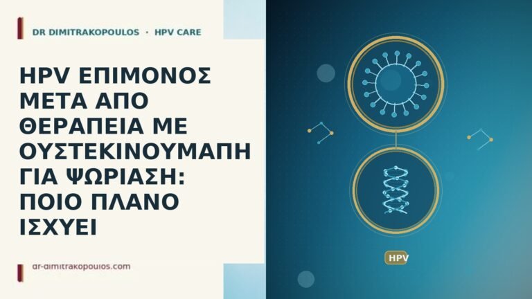 HPV ΕΠΙΜΟΝΟΣ ΜΕΤΑ ΑΠΟ ΘΕΡΑΠΕΙΑ ΜΕ ΟΥΣΤΕΚΙΝΟΥΜΑΠΗ ΓΙΑ ΨΩΡΙΑΣΗ: ΠΟΙΟ
