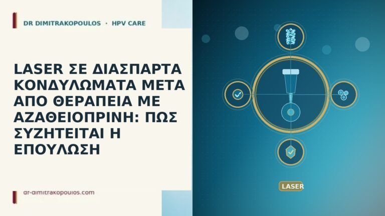 LASER ΣΕ ΔΙΑΣΠΑΡΤΑ ΚΟΝΔΥΛΩΜΑΤΑ ΜΕΤΑ ΑΠΟ ΘΕΡΑΠΕΙΑ ΜΕ ΑΖΑΘΕΙΟΠΡΙΝΗ: ΠΩΣ