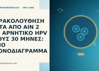 ΠΑΡΑΚΟΛΟΥΘΗΣΗ ΜΕΤΑ ΑΠΟ AIN 2 ΚΑΙ ΑΡΝΗΤΙΚΟ HPV ΣΤΟΥΣ 30 ΜΗΝΕΣ: ΠΟΙΟ ΧΡΟΝΟΔΙΑΓΡΑΜΜΑ ΠΑΡΑΚΟΛΟΥΘΗΣΗ ΜΕΤΑ ΑΠΟ AIN 2 ΚΑΙ ΑΡΝΗΤΙΚΟ HPV ΣΤΟΥΣ 30