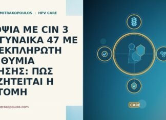 ΒΙΟΨΙΑ ΜΕ CIN 3 ΣΕ ΓΥΝΑΙΚΑ 47 ΜΕ ΑΝΕΚΠΛΗΡΩΤΗ ΕΠΙΘΥΜΙΑ ΚΥΗΣΗΣ: ΠΩΣ ΣΥΖΗΤΕΙΤΑΙ Η ΕΚΤΟΜΗ ΒΙΟΨΙΑ ΜΕ CIN 3 ΣΕ ΓΥΝΑΙΚΑ 47 ΜΕ ΑΝΕΚΠΛΗΡΩΤΗ ΕΠΙΘΥΜΙΑ