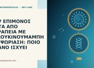 HPV ΕΠΙΜΟΝΟΣ ΜΕΤΑ ΑΠΟ ΘΕΡΑΠΕΙΑ ΜΕ ΣΕΚΟΥΚΙΝΟΥΜΑΜΠΗ ΓΙΑ ΨΩΡΙΑΣΗ: ΠΟΙΟ