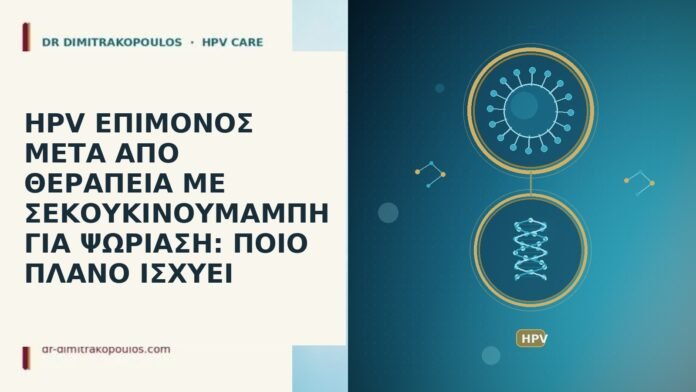 HPV ΕΠΙΜΟΝΟΣ ΜΕΤΑ ΑΠΟ ΘΕΡΑΠΕΙΑ ΜΕ ΣΕΚΟΥΚΙΝΟΥΜΑΜΠΗ ΓΙΑ ΨΩΡΙΑΣΗ: ΠΟΙΟ