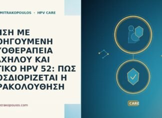 ΚΥΗΣΗ ΜΕ ΠΡΟΗΓΟΥΜΕΝΗ ΚΡΥΟΘΕΡΑΠΕΙΑ ΤΡΑΧΗΛΟΥ ΚΑΙ ΘΕΤΙΚΟ HPV 52: ΠΩΣ