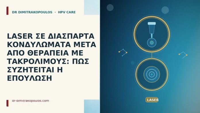 LASER ΣΕ ΔΙΑΣΠΑΡΤΑ ΚΟΝΔΥΛΩΜΑΤΑ ΜΕΤΑ ΑΠΟ ΘΕΡΑΠΕΙΑ ΜΕ ΤΑΚΡΟΛΙΜΟΥΣ: ΠΩΣ ΣΥΖΗΤΕΙΤΑΙ Η ΕΠΟΥΛΩΣΗ LASER ΣΕ ΔΙΑΣΠΑΡΤΑ ΚΟΝΔΥΛΩΜΑΤΑ ΜΕΤΑ ΑΠΟ ΘΕΡΑΠΕΙΑ ΜΕ ΤΑΚΡΟΛΙΜΟΥΣ: ΠΩΣ