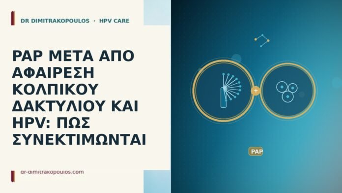 PAP ΜΕΤΑ ΑΠΟ ΑΦΑΙΡΕΣΗ ΚΟΛΠΙΚΟΥ ΔΑΚΤΥΛΙΟΥ ΚΑΙ HPV: ΠΩΣ ΣΥΝΕΚΤΙΜΩΝΤΑΙ PAP ΜΕΤΑ ΑΠΟ ΑΦΑΙΡΕΣΗ ΚΟΛΠΙΚΟΥ ΔΑΚΤΥΛΙΟΥ ΚΑΙ HPV: ΠΩΣ ΣΥΝΕΚΤΙΜΩΝΤΑΙ