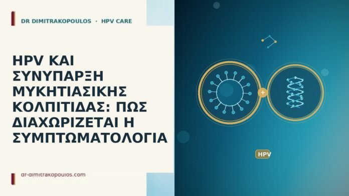 HPV ΚΑΙ ΣΥΝΥΠΑΡΞΗ ΜΥΚΗΤΙΑΣΙΚΗΣ ΚΟΛΠΙΤΙΔΑΣ: ΠΩΣ ΔΙΑΧΩΡΙΖΕΤΑΙ Η ΣΥΜΠΤΩΜΑΤΟΛΟΓΙΑ