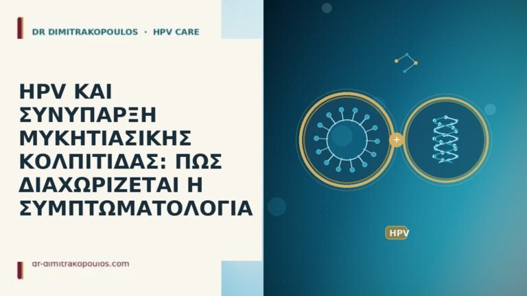 HPV ΚΑΙ ΣΥΝΥΠΑΡΞΗ ΜΥΚΗΤΙΑΣΙΚΗΣ ΚΟΛΠΙΤΙΔΑΣ: ΠΩΣ ΔΙΑΧΩΡΙΖΕΤΑΙ Η ΣΥΜΠΤΩΜΑΤΟΛΟΓΙΑ