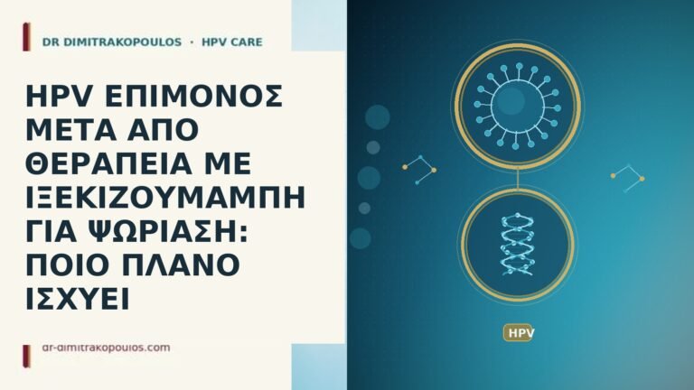 HPV ΕΠΙΜΟΝΟΣ ΜΕΤΑ ΑΠΟ ΘΕΡΑΠΕΙΑ ΜΕ ΙΞΕΚΙΖΟΥΜΑΜΠΗ ΓΙΑ ΨΩΡΙΑΣΗ: ΠΟΙΟ
