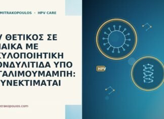 HPV ΘΕΤΙΚΟΣ ΣΕ ΓΥΝΑΙΚΑ ΜΕ ΑΓΚΥΛΟΠΟΙΗΤΙΚΗ ΣΠΟΝΔΥΛΙΤΙΔΑ ΥΠΟ ΑΝΤΑΛΙΜΟΥΜΑΜΠΗ: ΤΙ ΣΥΝΕΚΤΙΜΑΤΑΙ HPV ΘΕΤΙΚΟΣ ΣΕ ΓΥΝΑΙΚΑ ΜΕ ΑΓΚΥΛΟΠΟΙΗΤΙΚΗ ΣΠΟΝΔΥΛΙΤΙΔΑ ΥΠΟ ΑΝΤΑΛΙΜΟΥΜΑΜΠΗ: ΤΙ