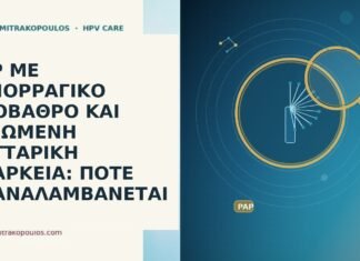 PAP ΜΕ ΑΙΜΟΡΡΑΓΙΚΟ ΥΠΟΒΑΘΡΟ ΚΑΙ ΜΕΙΩΜΕΝΗ ΚΥΤΤΑΡΙΚΗ ΕΠΑΡΚΕΙΑ: ΠΟΤΕ ΕΠΑΝΑΛΑΜΒΑΝΕΤΑΙ PAP ΜΕ ΑΙΜΟΡΡΑΓΙΚΟ ΥΠΟΒΑΘΡΟ ΚΑΙ ΜΕΙΩΜΕΝΗ ΚΥΤΤΑΡΙΚΗ ΕΠΑΡΚΕΙΑ: ΠΟΤΕ ΕΠΑΝΑΛΑΜΒΑΝΕΤΑΙ
