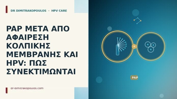 PAP ΜΕΤΑ ΑΠΟ ΑΦΑΙΡΕΣΗ ΚΟΛΠΙΚΗΣ ΜΕΜΒΡΑΝΗΣ ΚΑΙ HPV: ΠΩΣ ΣΥΝΕΚΤΙΜΩΝΤΑΙ