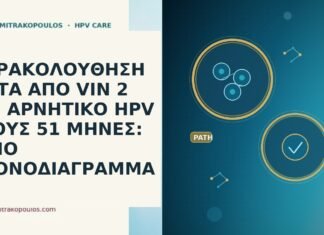 ΠΑΡΑΚΟΛΟΥΘΗΣΗ ΜΕΤΑ ΑΠΟ VIN 2 ΚΑΙ ΑΡΝΗΤΙΚΟ HPV ΣΤΟΥΣ 51 ΜΗΝΕΣ: ΠΟΙΟ ΧΡΟΝΟΔΙΑΓΡΑΜΜΑ ΠΑΡΑΚΟΛΟΥΘΗΣΗ ΜΕΤΑ ΑΠΟ VIN 2 ΚΑΙ ΑΡΝΗΤΙΚΟ HPV ΣΤΟΥΣ 51