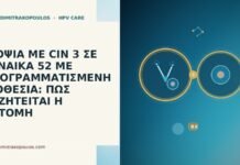 ΒΙΟΨΙΑ ΜΕ CIN 3 ΣΕ ΓΥΝΑΙΚΑ 52 ΜΕ ΠΡΟΓΡΑΜΜΑΤΙΣΜΕΝΗ ΥΙΟΘΕΣΙΑ: