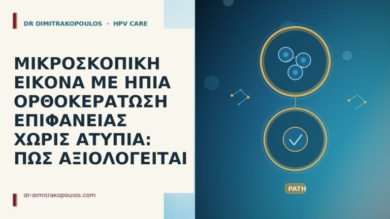 ΜΙΚΡΟΣΚΟΠΙΚΗ ΕΙΚΟΝΑ ΜΕ ΗΠΙΑ ΟΡΘΟΚΕΡΑΤΩΣΗ ΕΠΙΦΑΝΕΙΑΣ ΧΩΡΙΣ ΑΤΥΠΙΑ: ΠΩΣ ΑΞΙΟΛΟΓΕΙΤΑΙ