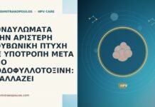 ΚΟΝΔΥΛΩΜΑΤΑ ΣΤΗΝ ΑΡΙΣΤΕΡΗ ΒΟΥΒΩΝΙΚΗ ΠΤΥΧΗ ΜΕ ΥΠΟΤΡΟΠΗ ΜΕΤΑ ΑΠΟ ΠΟΔΟΦΥΛΛΟΤΟΞΙΝΗ: