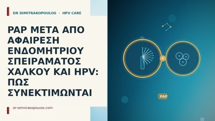 PAP ΜΕΤΑ ΑΠΟ ΑΦΑΙΡΕΣΗ ΕΝΔΟΜΗΤΡΙΟΥ ΣΠΕΙΡΑΜΑΤΟΣ ΧΑΛΚΟΥ ΚΑΙ HPV: ΠΩΣ ΣΥΝΕΚΤΙΜΩΝΤΑΙ PAP ΜΕΤΑ ΑΠΟ ΑΦΑΙΡΕΣΗ ΕΝΔΟΜΗΤΡΙΟΥ ΣΠΕΙΡΑΜΑΤΟΣ ΧΑΛΚΟΥ ΚΑΙ HPV: ΠΩΣ