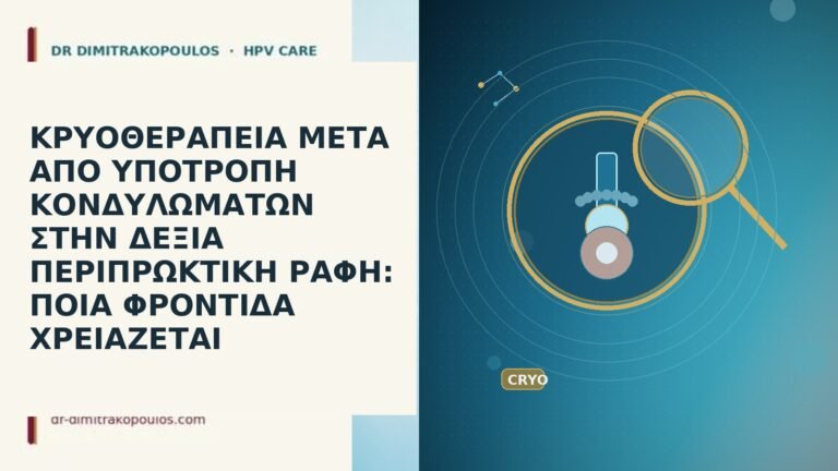 ΚΡΥΟΘΕΡΑΠΕΙΑ ΜΕΤΑ ΑΠΟ ΥΠΟΤΡΟΠΗ ΚΟΝΔΥΛΩΜΑΤΩΝ ΣΤΗΝ ΔΕΞΙΑ ΠΕΡΙΠΡΩΚΤΙΚΗ ΡΑΦΗ: ΠΟΙΑ