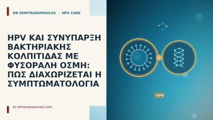 HPV ΚΑΙ ΣΥΝΥΠΑΡΞΗ ΒΑΚΤΗΡΙΑΚΗΣ ΚΟΛΠΙΤΙΔΑΣ ΜΕ ΦΥΣΟΡΑΛΗ ΟΣΜΗ: ΠΩΣ ΔΙΑΧΩΡΙΖΕΤΑΙ