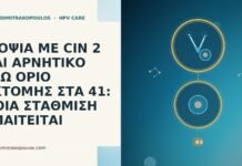 ΒΙΟΨΙΑ ΜΕ CIN 2 ΚΑΙ ΑΡΝΗΤΙΚΟ ΕΣΩ ΟΡΙΟ ΕΚΤΟΜΗΣ ΣΤΑ