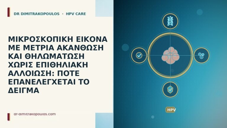 ΜΙΚΡΟΣΚΟΠΙΚΗ ΕΙΚΟΝΑ ΜΕ ΜΕΤΡΙΑ ΑΚΑΝΘΩΣΗ ΚΑΙ ΘΗΛΩΜΑΤΩΣΗ ΧΩΡΙΣ ΕΠΙΘΗΛΙΑΚΗ ΑΛΛΟΙΩΣΗ: