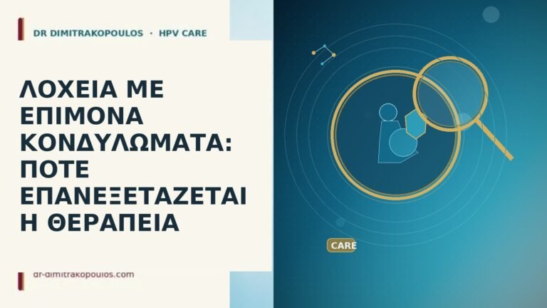 ΛΟΧΕΙΑ ΜΕ ΕΠΙΜΟΝΑ ΚΟΝΔΥΛΩΜΑΤΑ: ΠΟΤΕ ΕΠΑΝΕΞΕΤΑΖΕΤΑΙ Η ΘΕΡΑΠΕΙΑ