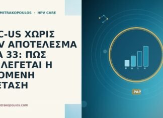 ASC-US ΧΩΡΙΣ HPV ΑΠΟΤΕΛΕΣΜΑ ΣΤΑ 33: ΠΩΣ ΕΠΙΛΕΓΕΤΑΙ Η ΕΠΟΜΕΝΗ