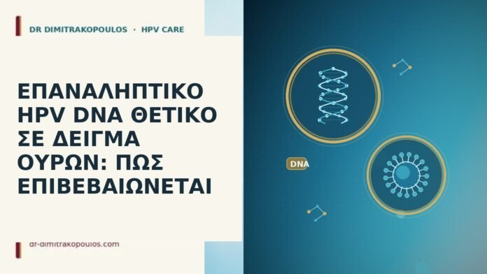 ΕΠΑΝΑΛΗΠΤΙΚΟ HPV DNA ΘΕΤΙΚΟ ΣΕ ΔΕΙΓΜΑ ΟΥΡΩΝ: ΠΩΣ ΕΠΙΒΕΒΑΙΩΝΕΤΑΙ ΕΠΑΝΑΛΗΠΤΙΚΟ HPV DNA ΘΕΤΙΚΟ ΣΕ ΔΕΙΓΜΑ ΟΥΡΩΝ: ΠΩΣ ΕΠΙΒΕΒΑΙΩΝΕΤΑΙ