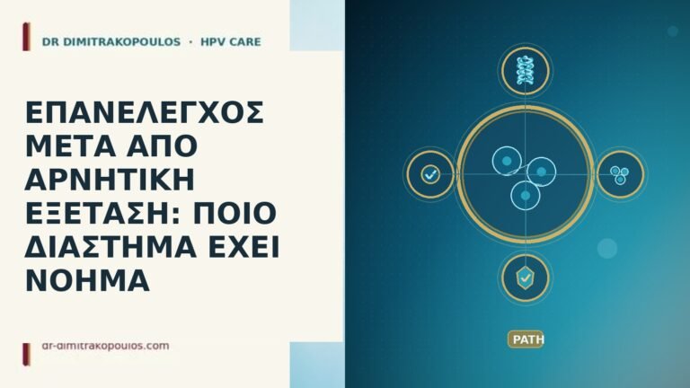 ΕΠΑΝΕΛΕΓΧΟΣ ΜΕΤΑ ΑΠΟ ΑΡΝΗΤΙΚΗ ΕΞΕΤΑΣΗ: ΠΟΙΟ ΔΙΑΣΤΗΜΑ ΕΧΕΙ ΝΟΗΜΑ