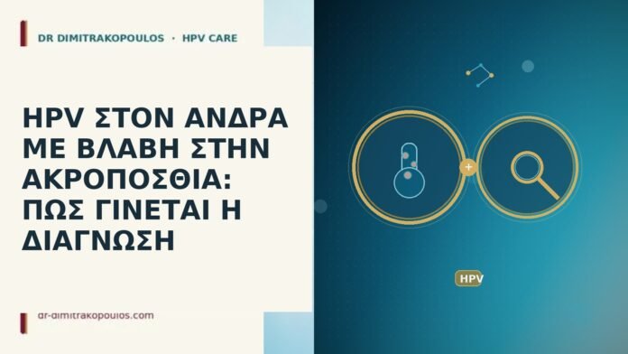 HPV ΣΤΟΝ ΑΝΔΡΑ ΜΕ ΒΛΑΒΗ ΣΤΗΝ ΑΚΡΟΠΟΣΘΙΑ: ΠΩΣ ΓΙΝΕΤΑΙ Η ΔΙΑΓΝΩΣΗ HPV ΣΤΟΝ ΑΝΔΡΑ ΜΕ ΒΛΑΒΗ ΣΤΗΝ ΑΚΡΟΠΟΣΘΙΑ: ΠΩΣ ΓΙΝΕΤΑΙ Η