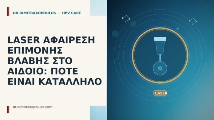 LASER ΑΦΑΙΡΕΣΗ ΕΠΙΜΟΝΗΣ ΒΛΑΒΗΣ ΣΤΟ ΑΙΔΟΙΟ: ΠΟΤΕ ΕΙΝΑΙ ΚΑΤΑΛΛΗΛΟ LASER ΑΦΑΙΡΕΣΗ ΕΠΙΜΟΝΗΣ ΒΛΑΒΗΣ ΣΤΟ ΑΙΔΟΙΟ: ΠΟΤΕ ΕΙΝΑΙ ΚΑΤΑΛΛΗΛΟ