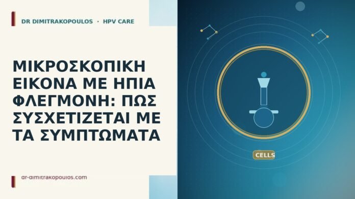 ΜΙΚΡΟΣΚΟΠΙΚΗ ΕΙΚΟΝΑ ΜΕ ΗΠΙΑ ΦΛΕΓΜΟΝΗ: ΠΩΣ ΣΥΣΧΕΤΙΖΕΤΑΙ ΜΕ ΤΑ ΣΥΜΠΤΩΜΑΤΑ
