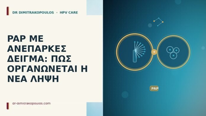 PAP ΜΕ ΑΝΕΠΑΡΚΕΣ ΔΕΙΓΜΑ: ΠΩΣ ΟΡΓΑΝΩΝΕΤΑΙ Η ΝΕΑ ΛΗΨΗ PAP ΜΕ ΑΝΕΠΑΡΚΕΣ ΔΕΙΓΜΑ: ΠΩΣ ΟΡΓΑΝΩΝΕΤΑΙ Η ΝΕΑ ΛΗΨΗ