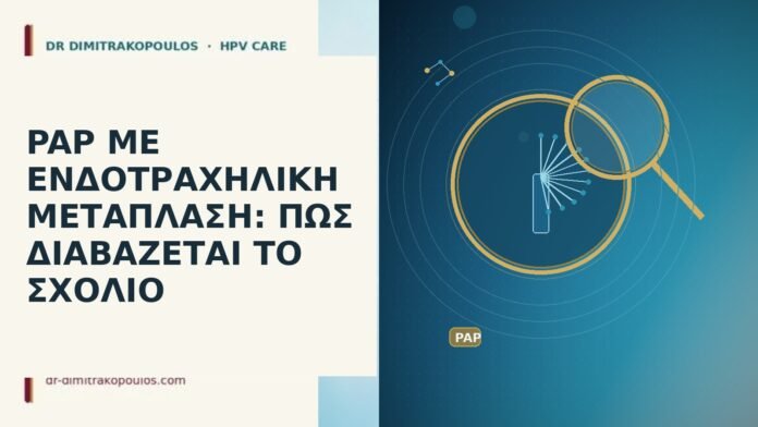 PAP ΜΕ ΕΝΔΟΤΡΑΧΗΛΙΚΗ ΜΕΤΑΠΛΑΣΗ: ΠΩΣ ΔΙΑΒΑΖΕΤΑΙ ΤΟ ΣΧΟΛΙΟ