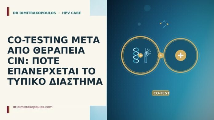 CO-TESTING ΜΕΤΑ ΑΠΟ ΘΕΡΑΠΕΙΑ CIN: ΠΟΤΕ ΕΠΑΝΕΡΧΕΤΑΙ ΤΟ ΤΥΠΙΚΟ ΔΙΑΣΤΗΜΑ