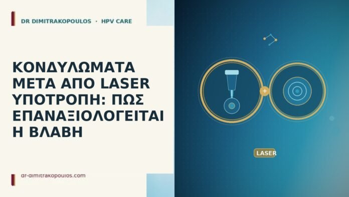 ΚΟΝΔΥΛΩΜΑΤΑ ΜΕΤΑ ΑΠΟ LASER ΥΠΟΤΡΟΠΗ: ΠΩΣ ΕΠΑΝΑΞΙΟΛΟΓΕΙΤΑΙ Η ΒΛΑΒΗ ΚΟΝΔΥΛΩΜΑΤΑ ΜΕΤΑ ΑΠΟ LASER ΥΠΟΤΡΟΠΗ: ΠΩΣ ΕΠΑΝΑΞΙΟΛΟΓΕΙΤΑΙ Η ΒΛΑΒΗ